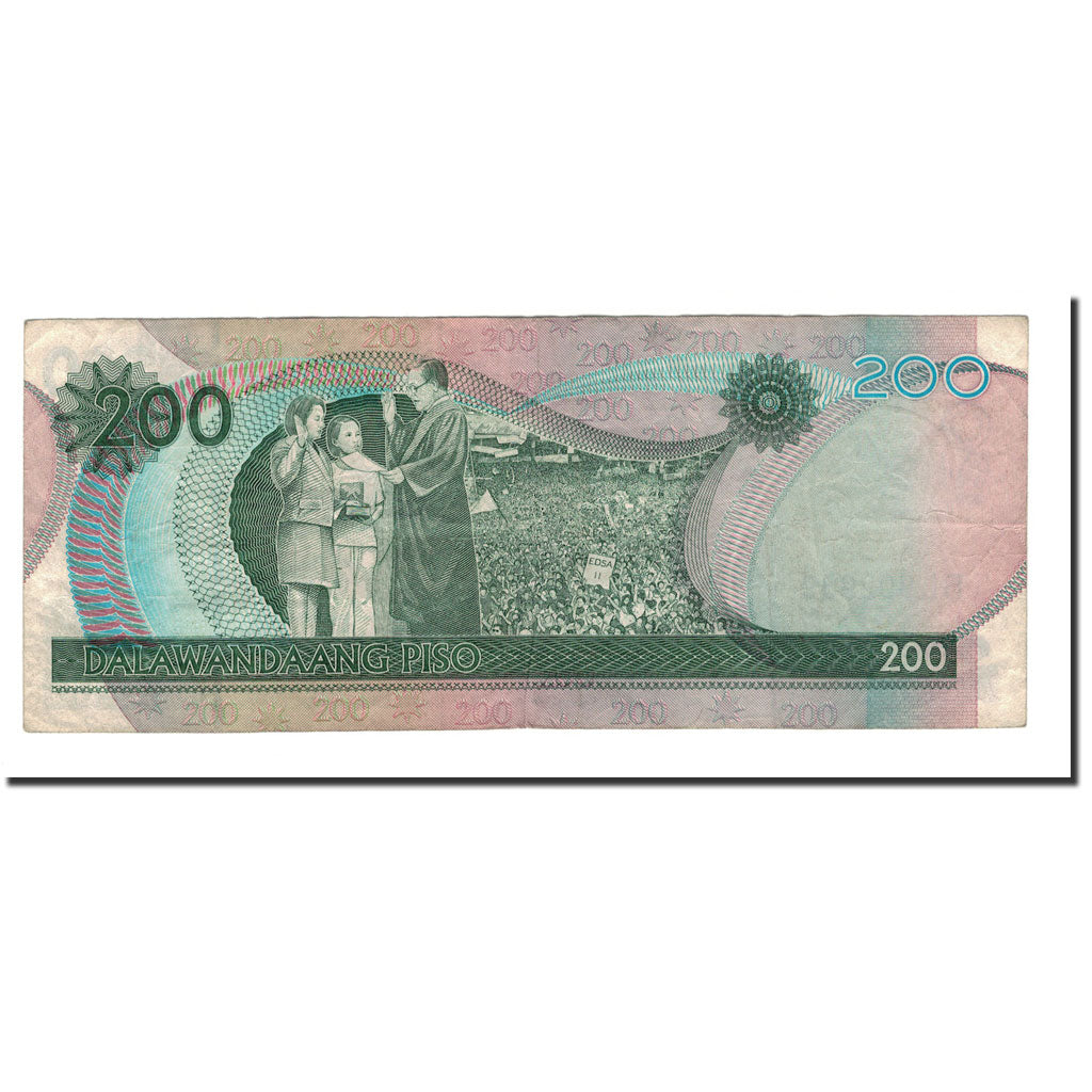 Banknote, Philippines, 200 Piso, 2002, KM:195a, EF(40-45)