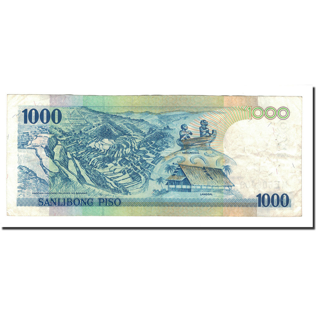 Billete, 1000 Piso, 2001, Filipinas, 2005, KM:197b, MBC