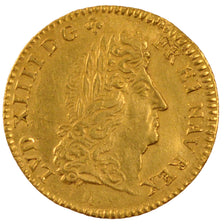 FRANCE, Louis d'or à l'écu, Louis D'or, 1690, Reims, KM #278.15, AU(50-53), Gold
