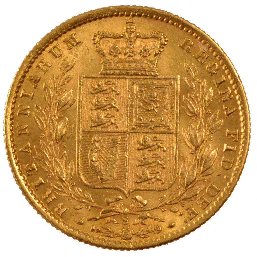 AUSTRALIA, Sovereign, 1877, Sydney, KM #6, MS(60-62), Gold, 8.00