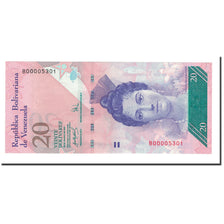 Banknot, Venezuela, 20 Bolivares, 2007, 2007-03-20, KM:91a, UNC(65-70)