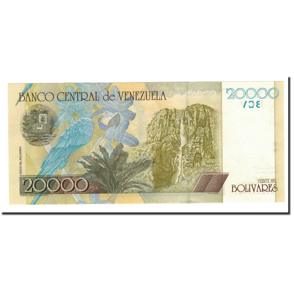 Banknote, Venezuela, 20,000 Bolívares, 2001-2006, 2001-08-16, KM:86a