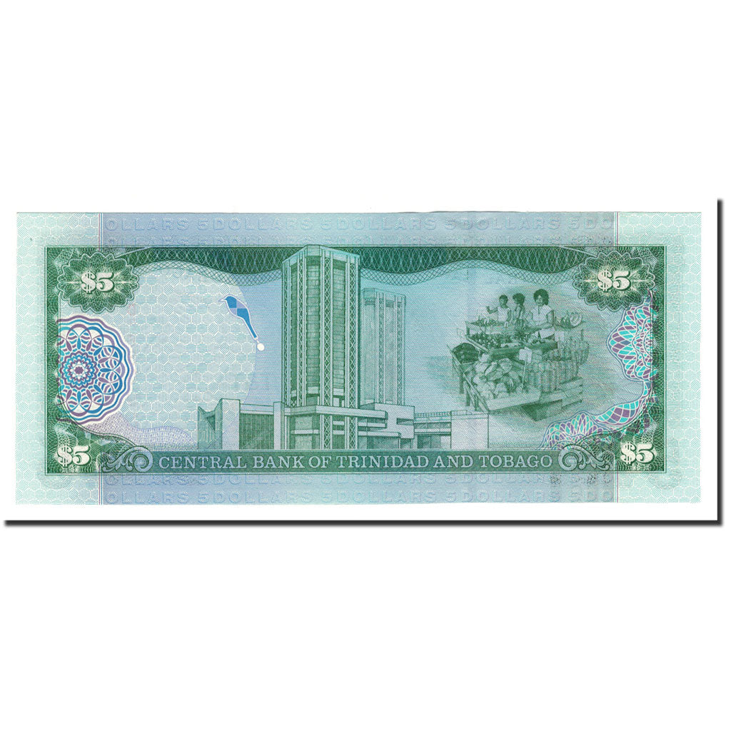 Banknote, Trinidad and Tobago, 5 Dollars, 2002, KM:42a, UNC(65-70)