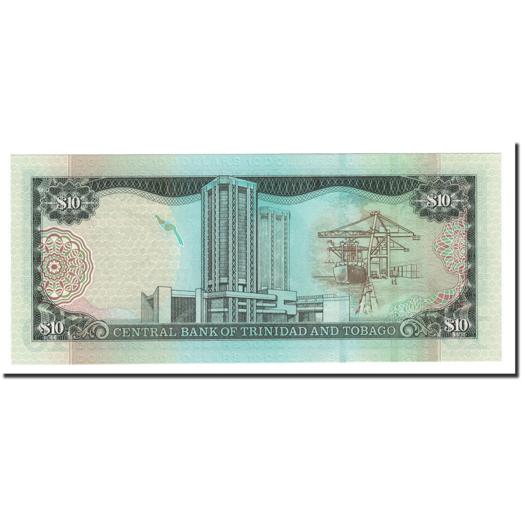 Banknote, Trinidad and Tobago, 10 Dollars, 2002, KM:43b, UNC(65-70)
