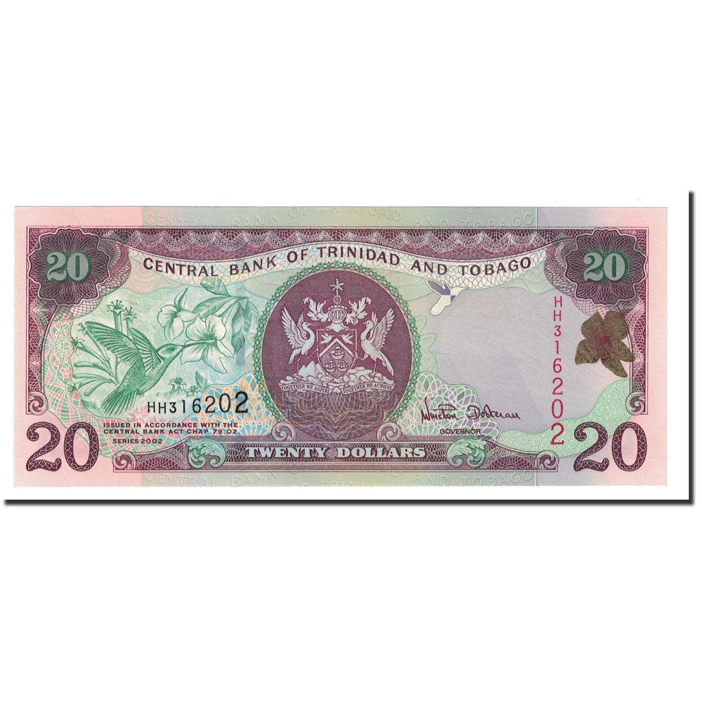 Banknote, Trinidad and Tobago, 20 Dollars, 2002, KM:44a, UNC(65-70)