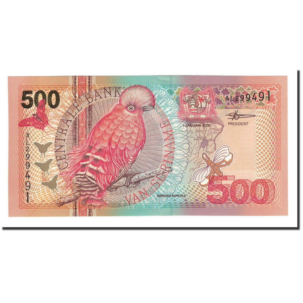 Billete, 500 Gulden, 2000, Surinam, 2000-01-01, KM:150, SC+
