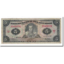 Banknote, Ecuador, 5 Sucres, 1975-83, 1983-04-20, KM:108b, UNC(65-70)