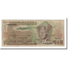 Banknote, Guatemala, 1/2 Quetzal, 1972-83, 1981-01-07, KM:58c, VG(8-10)