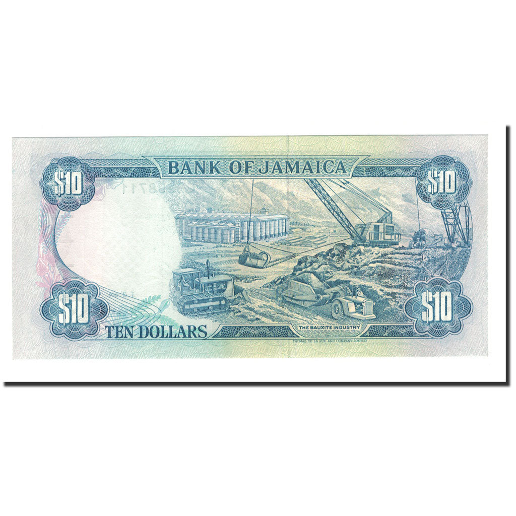 Banknote, Jamaica, 10 Dollars, 1985-1994, 1994-03-01, KM:71e, UNC(65-70)