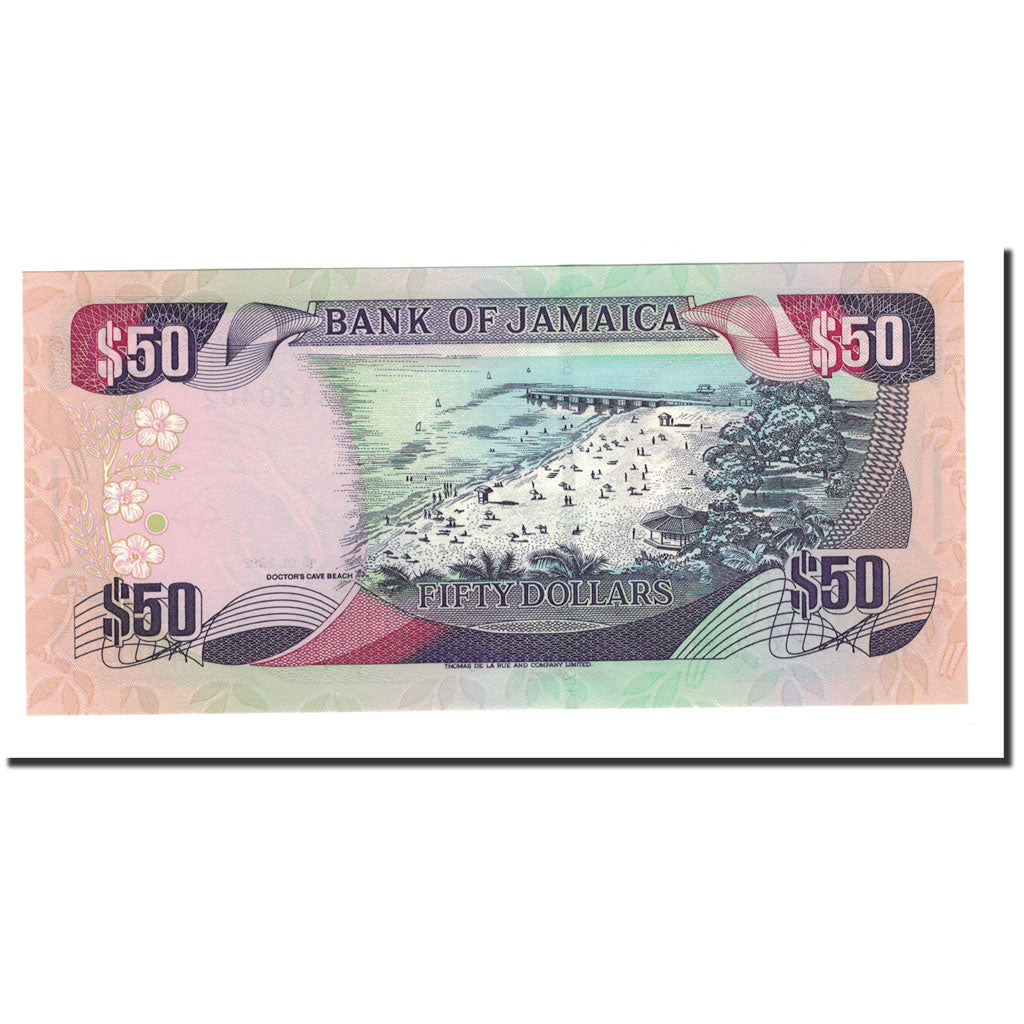 Banknote, Jamaica, 50 Dollars, 2000-2004, 2002-01-15, KM:79c, UNC(65-70)