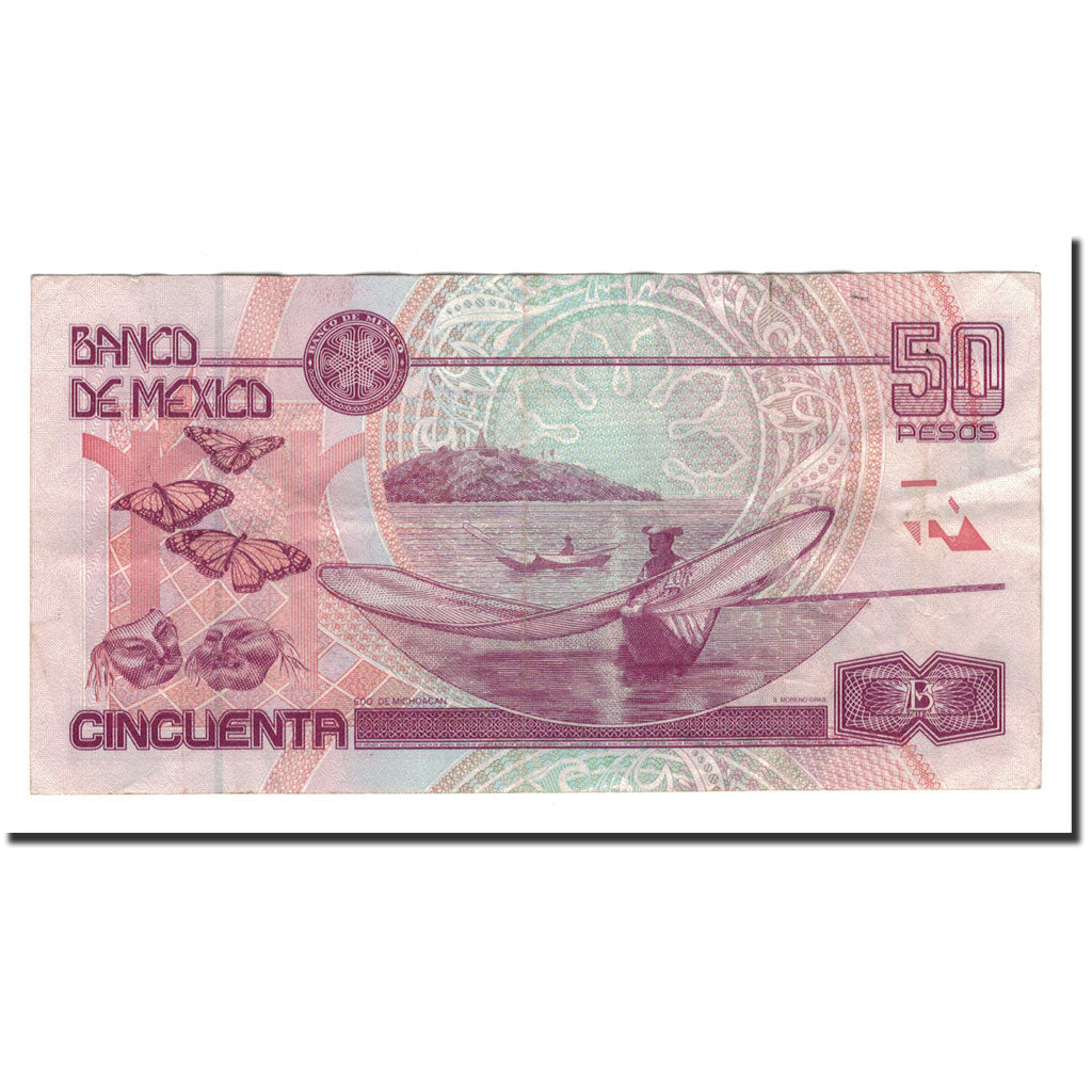 Banknote, Mexico, 50 Pesos, 1998-1999, 1999-04-23, KM:107d, EF(40-45)