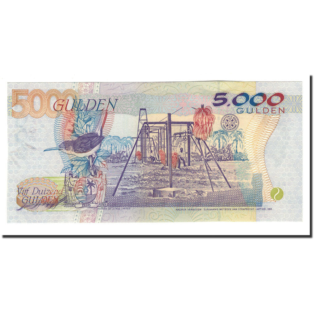 Banknote, Surinam, 5000 Gulden, 1997, 1997-10-05, KM:143a, UNC(65-70)