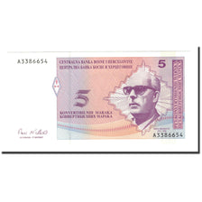 Billet, Bosnia - Herzegovina, 5 Convertible Maraka, Undated (1998), KM:61a, NEUF