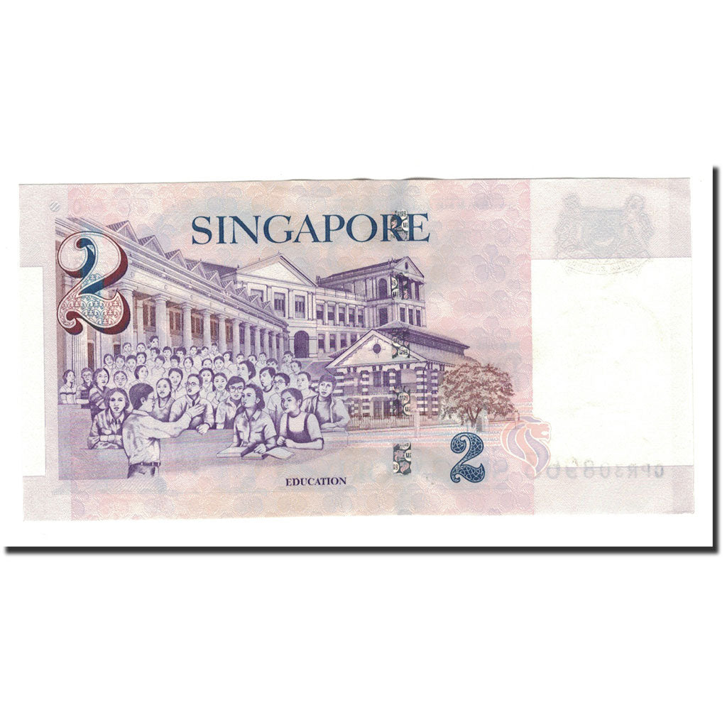 Banknote, Singapore, 2 Dollars, 1999, KM:38, EF(40-45)