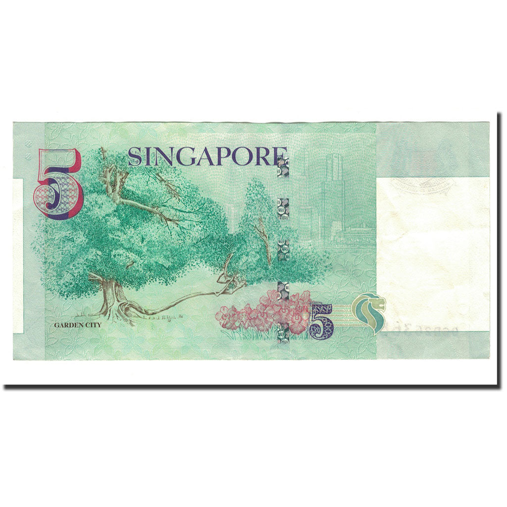 Banknote, Singapore, 5 Dollars, 1999, KM:39, EF(40-45)