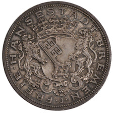 GERMAN STATES, 5 Mark, 1906, Hambourg, KM #251, graded, PCGS, , Silver, 38,...