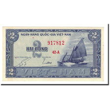 Billete, 2 D<ox>ng, 1955, Vietnam del Sur, KM:12a, SC