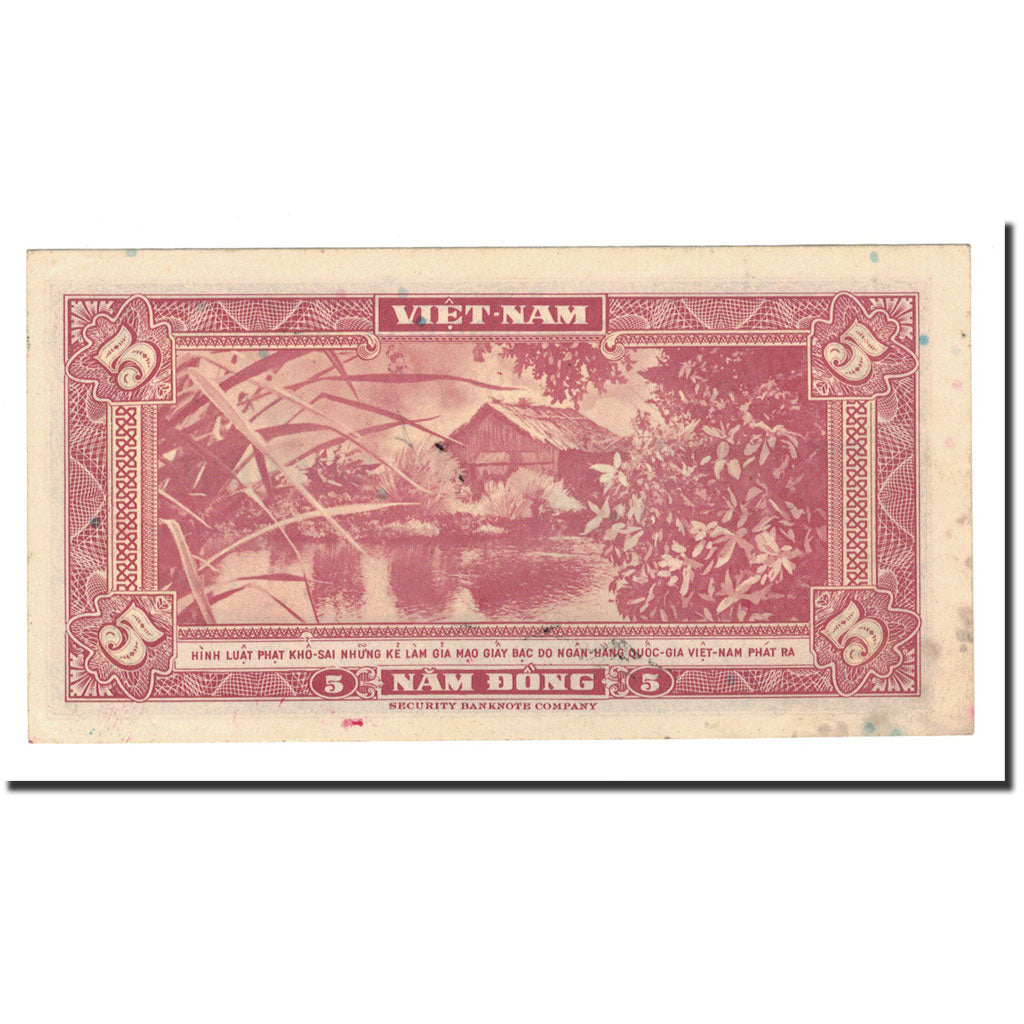 Banknote, South Viet Nam, 5 D<ox>ng, 1955, KM:13a, UNC(63)