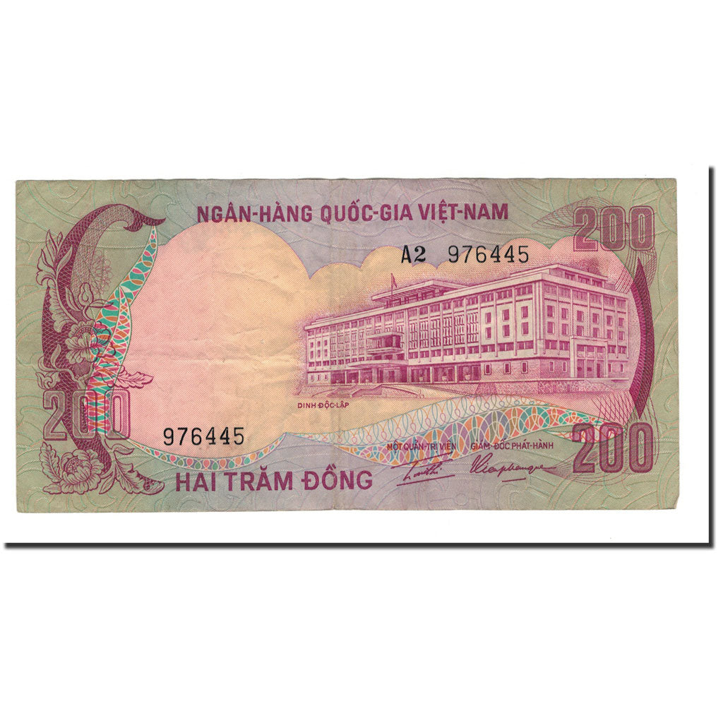 Banknote, South Viet Nam, 200 D<ox>ng, 1972, KM:32a, EF(40-45)