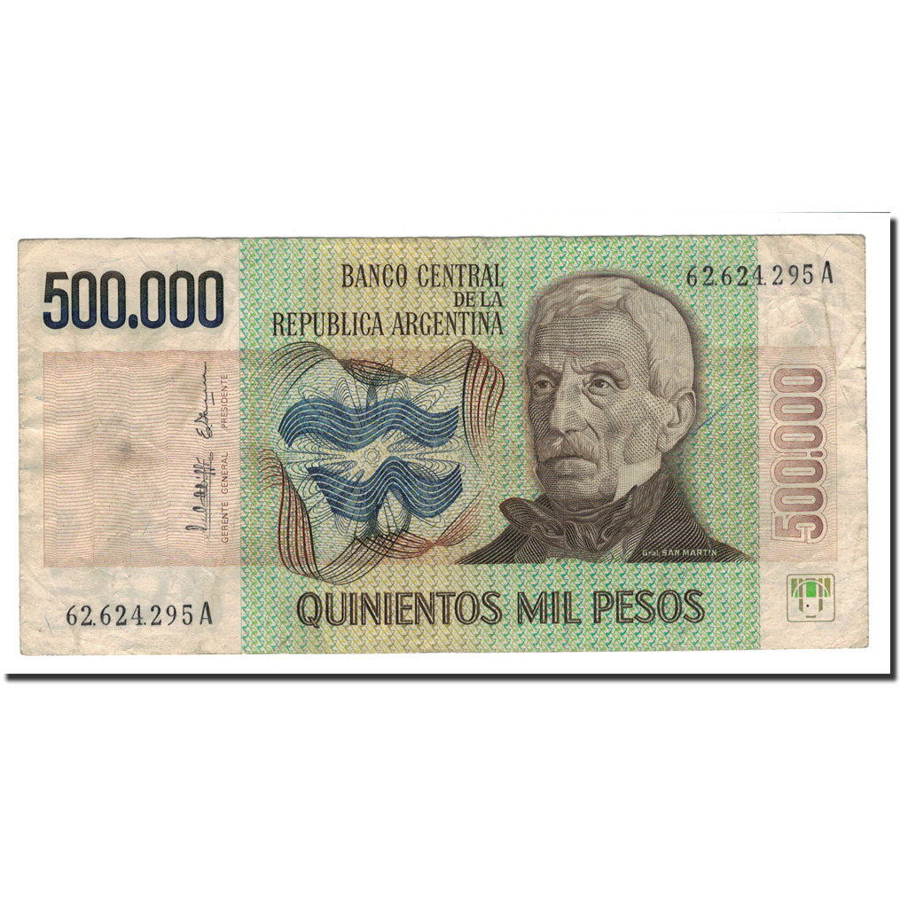 Billet, Argentine, 500,000 Pesos, undated (1980-83), KM:309, TTB