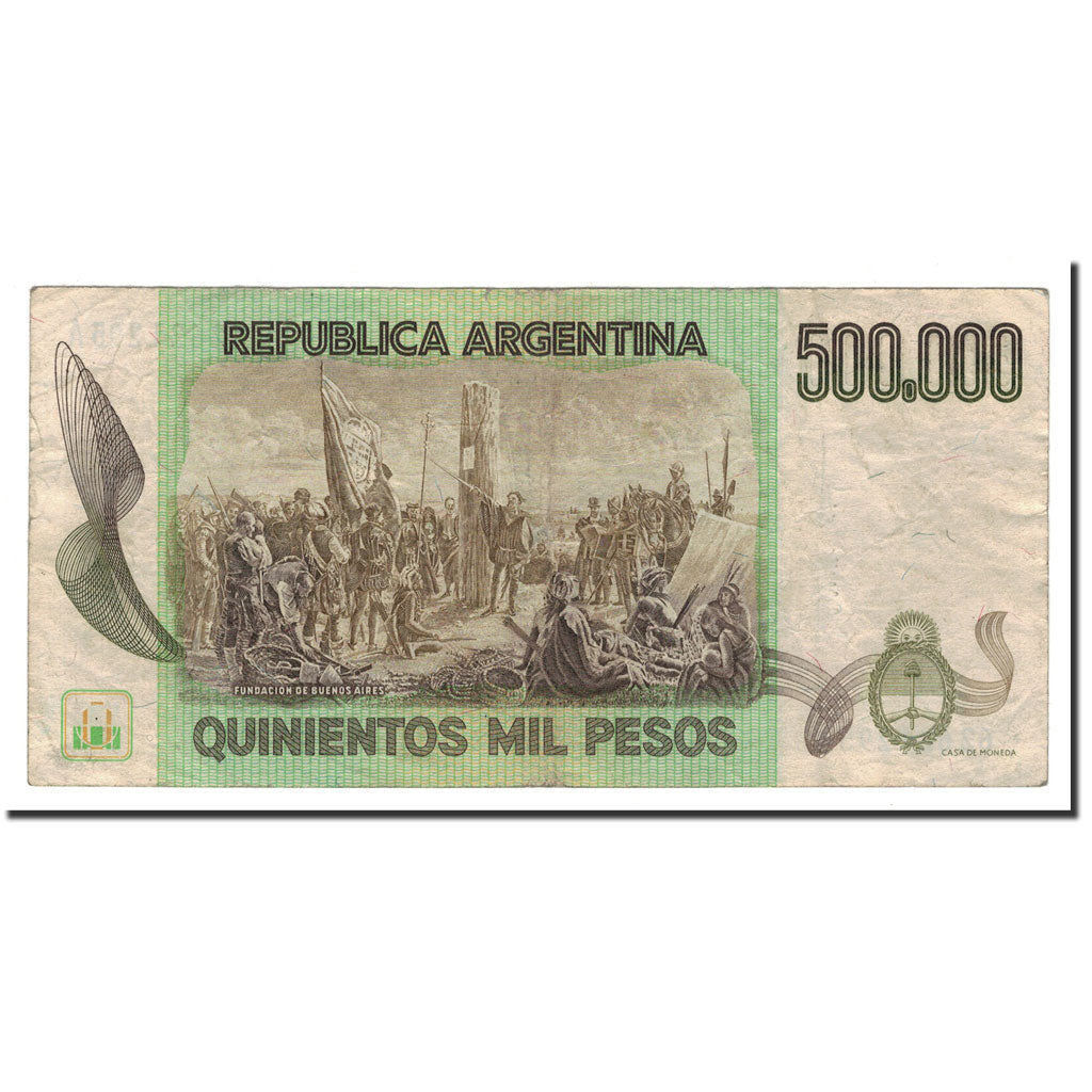 Billet, Argentine, 500,000 Pesos, undated (1980-83), KM:309, TTB