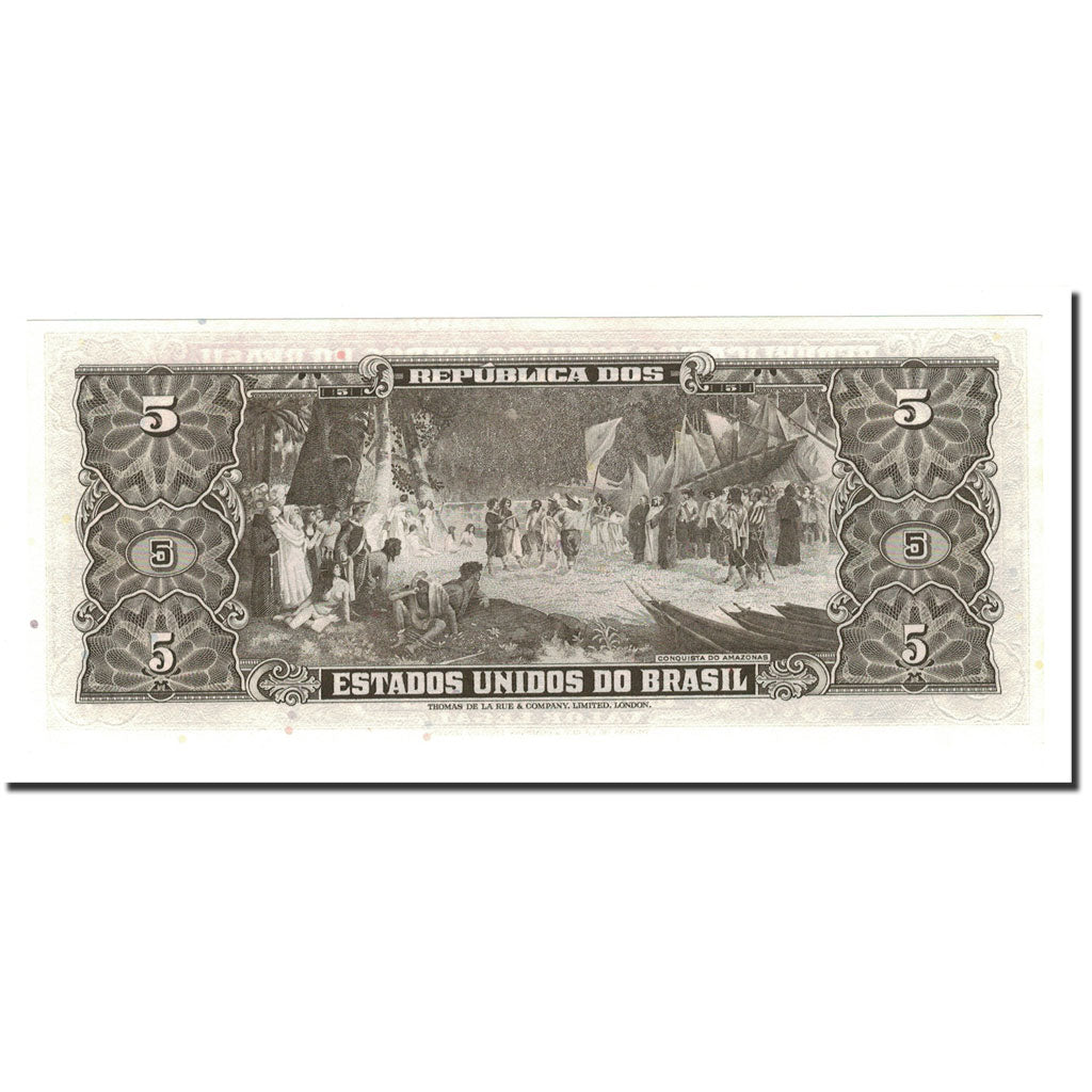 Banconote, Brasile, 5 Cruzeiros, Undated (1962-64), KM:176d, FDS