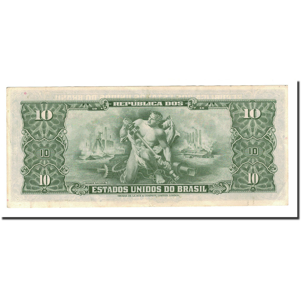 Banconote, Brasile, 1 Centavo on 10 Cruzeiros, Undated (1966-1967), KM:183b, BB