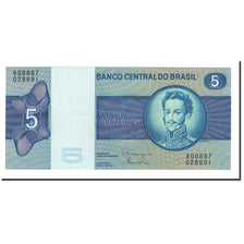 Banknote, Brazil, 5 Cruzeiros, 1970-1980, KM:192d, UNC(65-70)