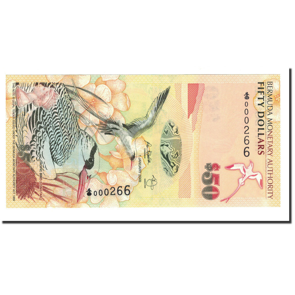 Banknote, Bermuda, 50 Dollars, 2009, 2009-01-01, KM:61a, UNC(64)