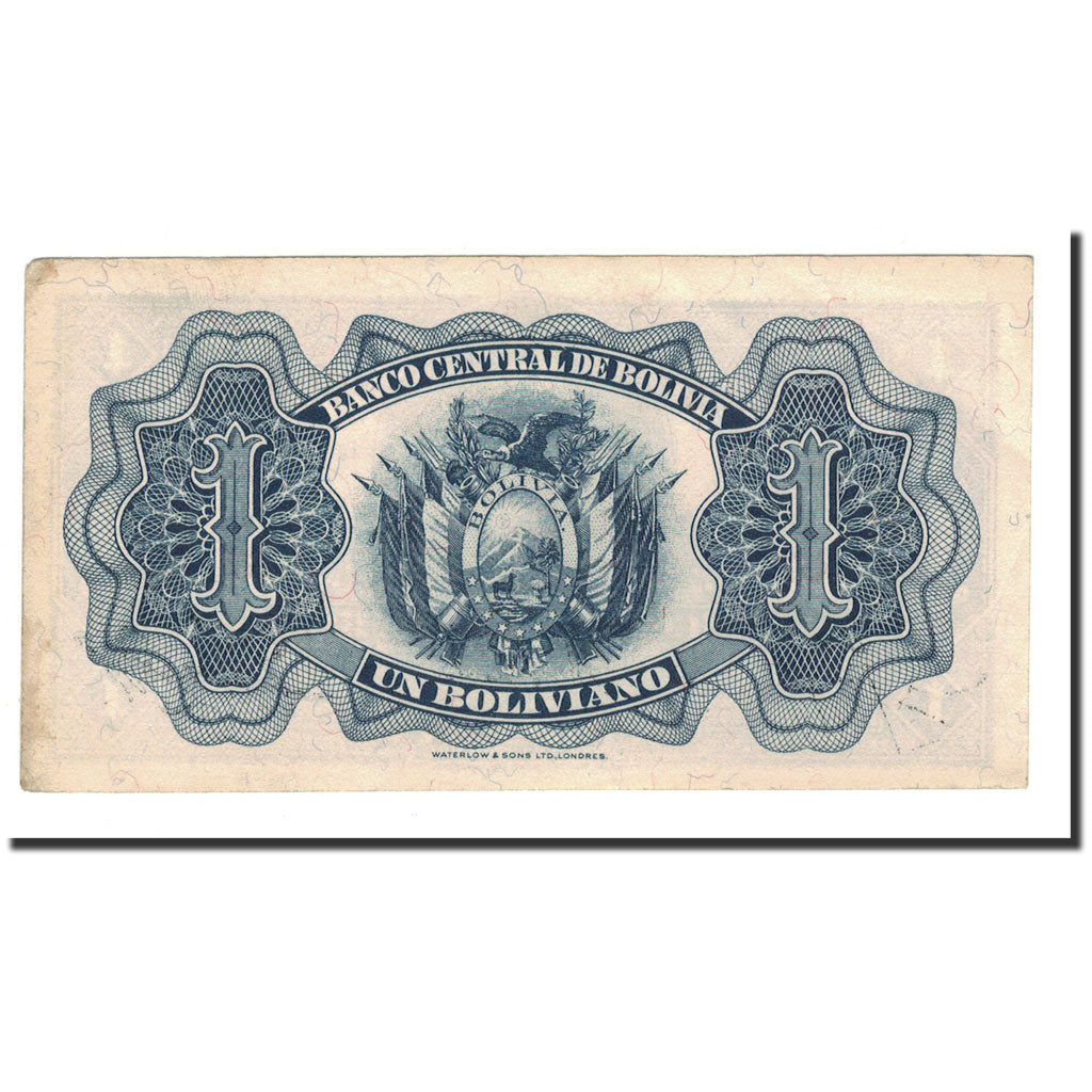 Banconote, Bolivia, 1 Boliviano, L.1928, KM:128a, BB