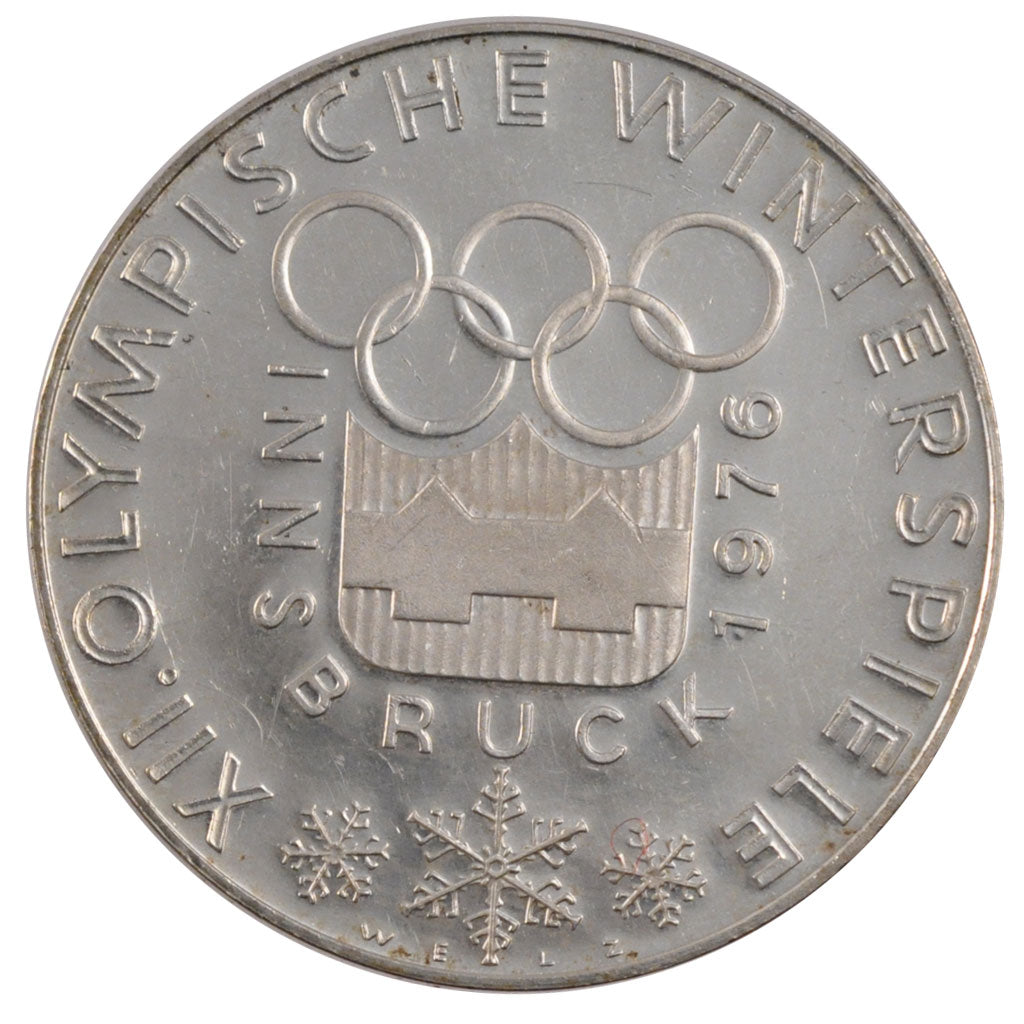 AUSTRIA, 100 Schilling, 1974, KM #2926, MS(60-62), Silver, 36, 23.93