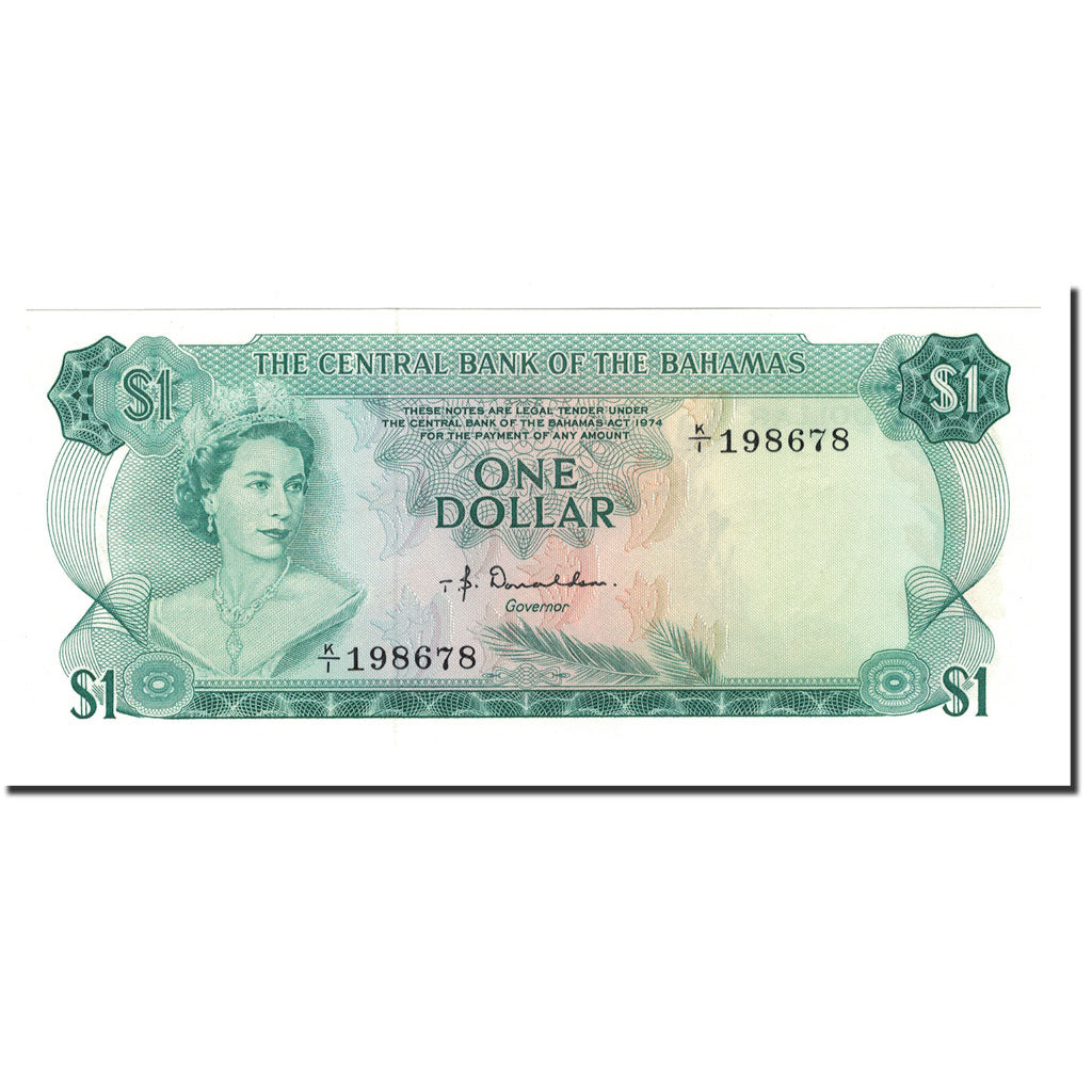 Billete, 1 Dollar, L.1974, Bahamas, KM:35a, UNC