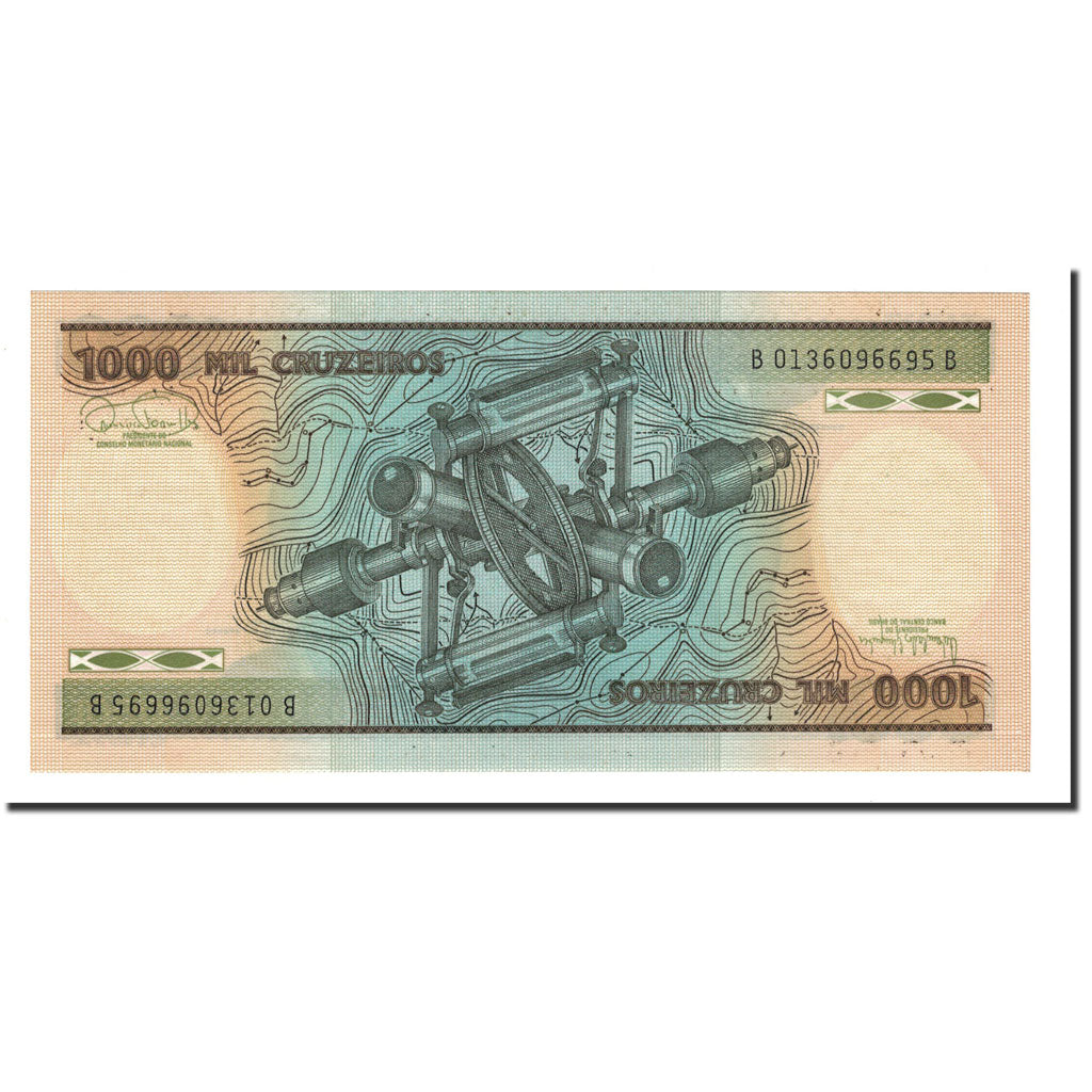 Banconote, Brasile, 1000 Cruzeiros, 1981-1986, KM:201c, SPL