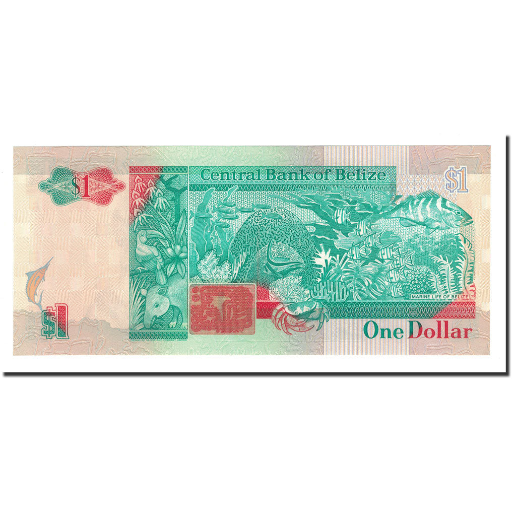 Banknote, Belize, 1 Dollar, 1990, 1990-05-01, KM:51, UNC(65-70)