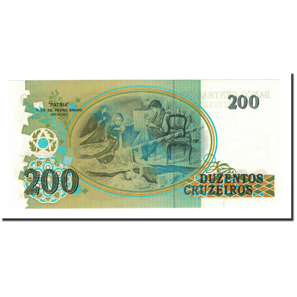 Billet, Brésil, 200 Cruzados Novos, 1989, KM:221a, NEUF
