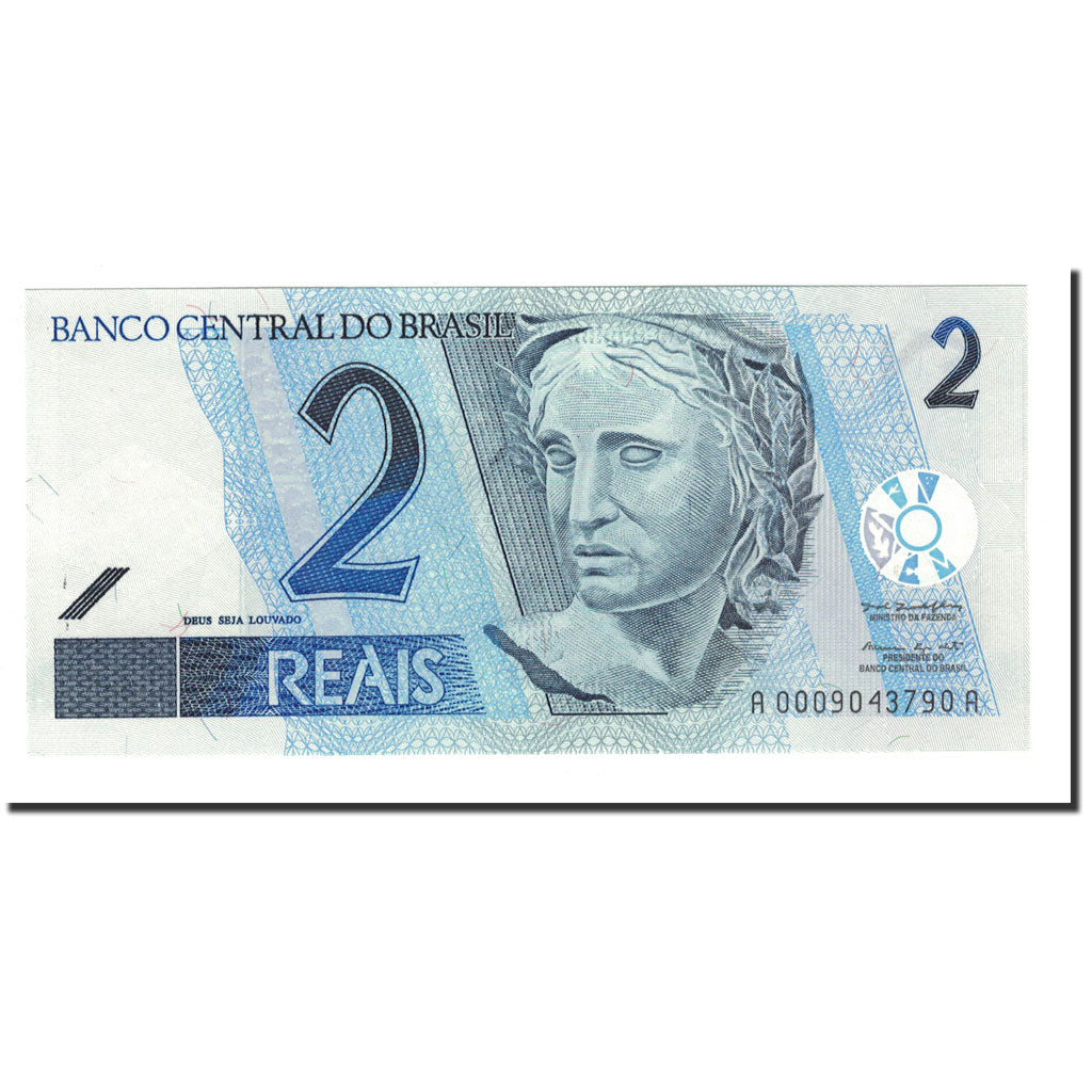 Banknote, Brazil, 2 Reais, Undated (2001- ), KM:249a, UNC(65-70)