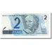 Banknote, Brazil, 2 Reais, Undated (2001- ), KM:249a, UNC(65-70)