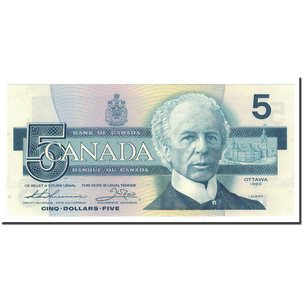 Geldschein, Kanada, 5 Dollars, 1986, KM:95b, UNZ