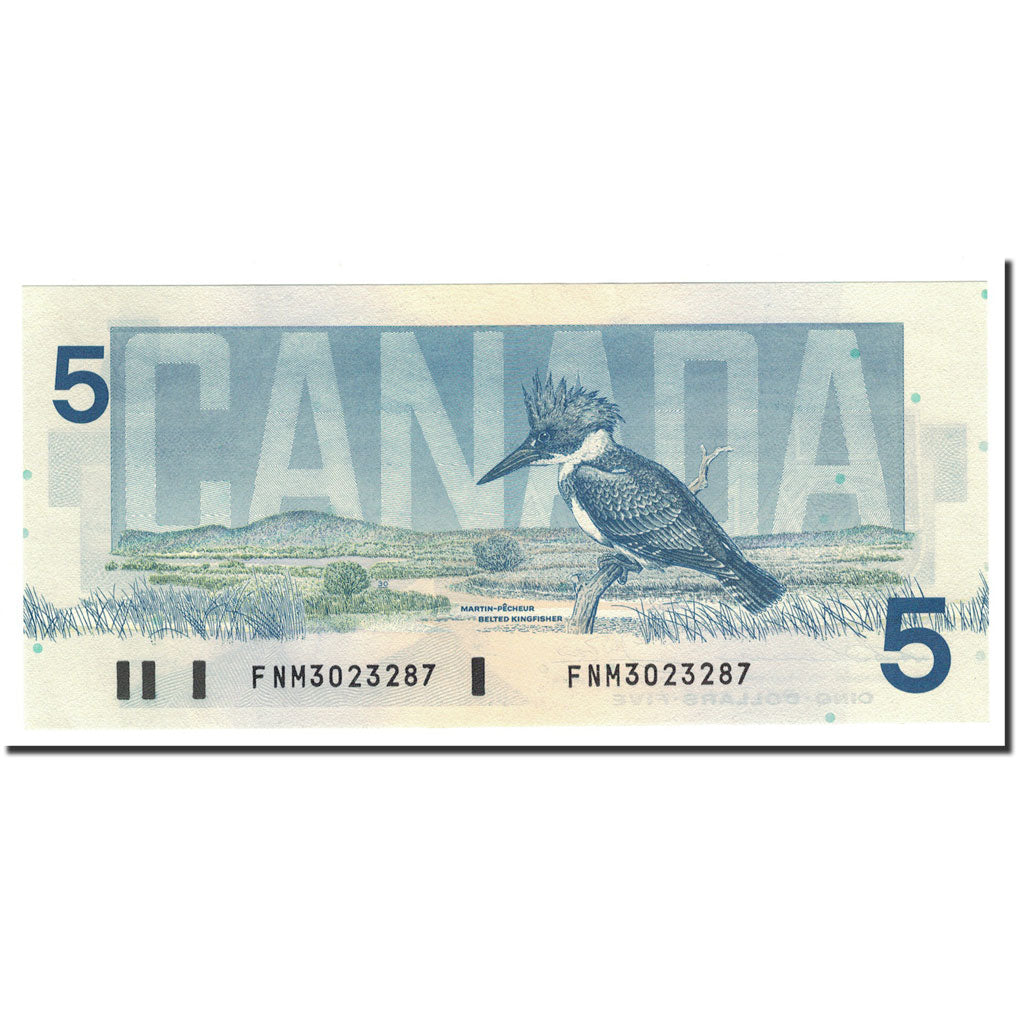 Geldschein, Kanada, 5 Dollars, 1986, KM:95b, UNZ