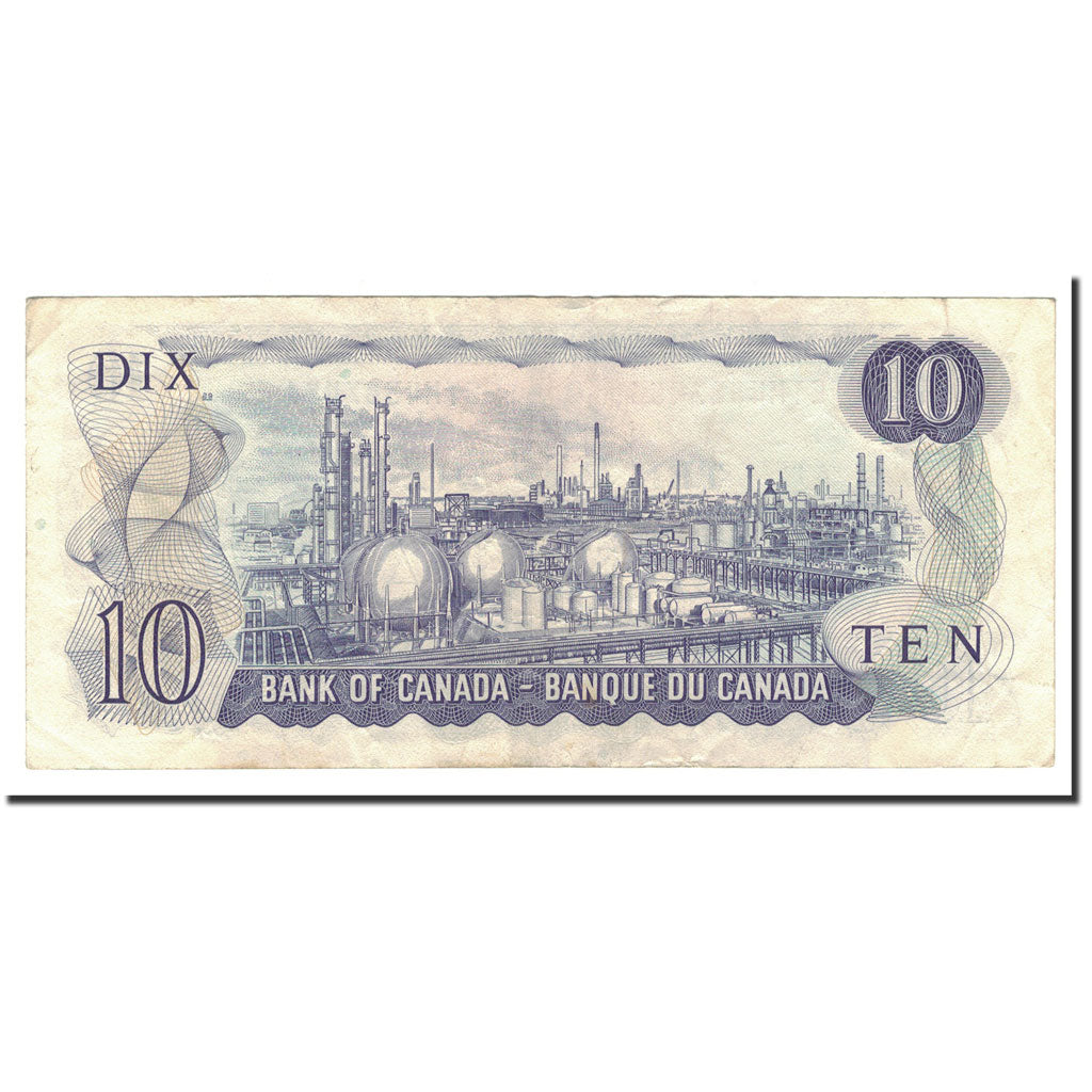 Geldschein, Kanada, 10 Dollars, 1971, KM:88d, SS