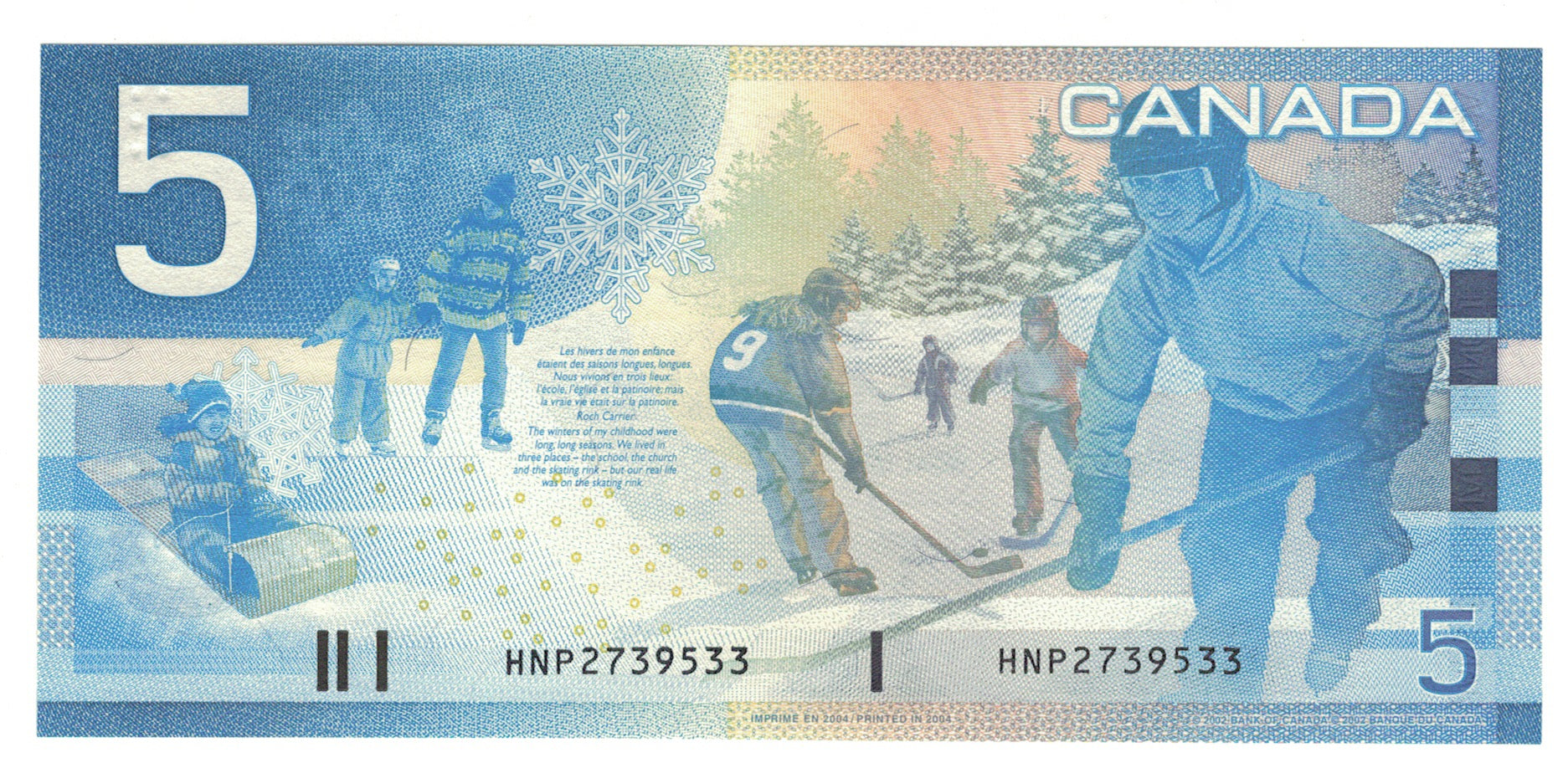 Banknote, Canada, 5 Dollars, 2002, KM:101a, UNC(65-70)