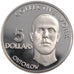 Coin, Guyana, 5 Dollars, 1976, Franklin Mint, MS(60-62), Silver, KM:43a