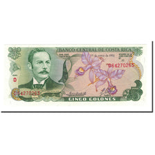 Banconote, Costa Rica, 5 Colones, 1968-92, 1992-01-15, KM:236e, FDS