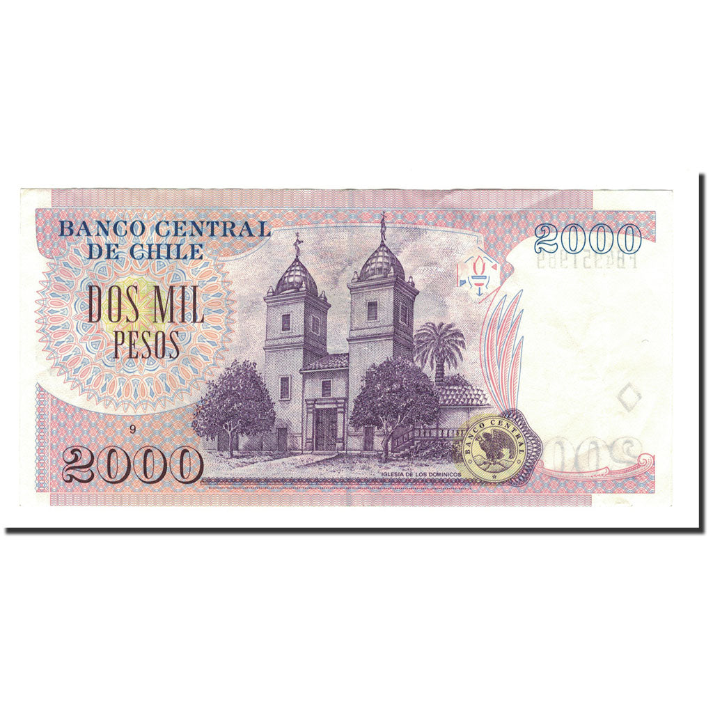 Geldschein, Chile, 2000 Pesos, 2002, KM:158a, SS+