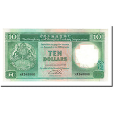 Billet, Hong Kong, 10 Dollars, 1985-92, 1991-01-01, KM:191c, SPL+