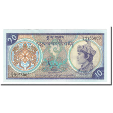 Banknote, Bhutan, 10 Ngultrum, 1981, KM:8, UNC(65-70)