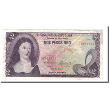 Billet, Colombie, 2 Pesos Oro, 1972-77, 1977-07-20, KM:413b, TTB