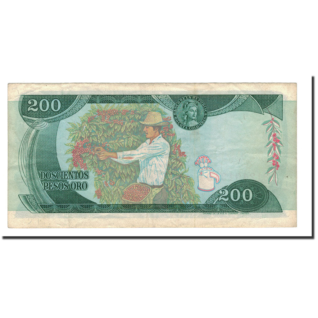 Banknote, Colombia, 200 Pesos Oro, 1979, 1979-01-01, KM:419, EF(40-45)