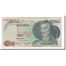 Billete, 1000 Pesos Oro, 1979, Colombia, 1979-04-01, KM:421a, BC