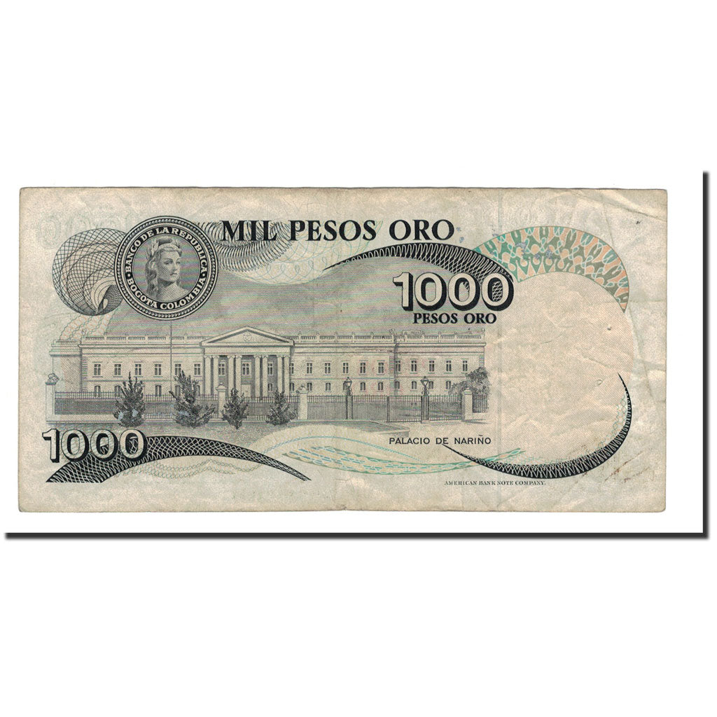 Billete, 1000 Pesos Oro, 1979, Colombia, 1979-04-01, KM:421a, BC